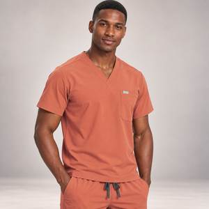 Tenue Médicale Unisexe en Denim Tricoté à Manches Courtes – Uniforme d'Infirmière, Hôpital, Médecin, Pharmacie, Dentiste, Soins de Santé - Product Image 5