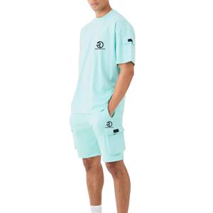 2025 New Arrival Men's Cotton <b>Short</b> Set Best Quality Fabric 100%Cotton Custom Logo Printing Summer Collection - Product Image 1