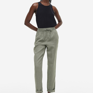 Pantalones Casuales Diarios Personalizados de Felpa Francesa, Holgados, de Pierna Ancha, Estilo Baggy para Mujer - Product Image 2