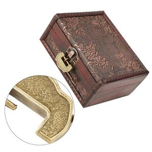 Boîte à bijoux en bois faite à la main, organisateur décoratif pour bagues, colliers et bracelets, accessoire de maison abordable par AALIYAN IMPEX - Product Image 4