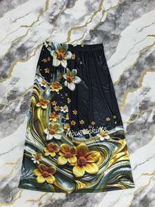 Robe longue personnalisée à imprimé floral style ethnique des îles d'Asie-Pacifique, sans manches, épaules dénudées, pour adultes unisexe, tenue de soirée - Product Image 1