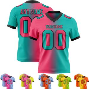 Jersey de Fútbol Americano de Malla de Poliéster con Transferencia Térmica, Nombre y Número del Jugador Personalizados, Proveedor de Ropa Deportiva de Primera Calidad - Product Image 5