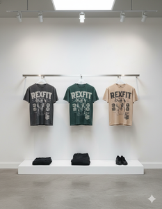 เสื้อยืดคอกลมสไตล์ดิสเทรส สตรีทแวร์ พิมพ์ลายโลโก้ ปักคริสตัลทั่วตัว รับผลิตแบรนด์ส่วนตัว เสื้อยืดยูนิเซ็กซ์ - Product Image 6