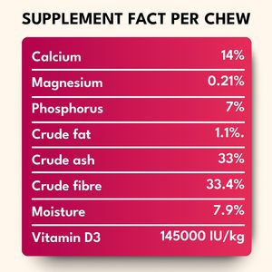 Friandises à mâcher molles au calcium biologique de haute qualité, complément alimentaire naturel pour chiens et chats, favorise des os et des dents solides, favorise la croissance rapide des jeunes animaux. - Product Image 4