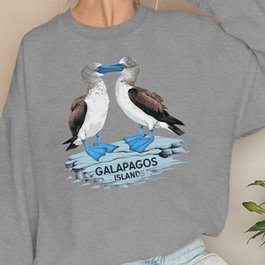 Galápagos Blue Footed piqueros ilustración sudaderas de mujer - Product Image 2
