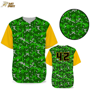 Jersey de Béisbol Transpirable de Buena Calidad OEM, Tallas Grandes, Impresión por Sublimación Personalizada, Unisex para Bebés y Niños Pequeños, 100% Poliéster - Product Image 4