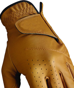 Vente flash - Gants de golf sportifs en cuir de cabretta d'Indonésie de haute qualité, respirants, doux, pleine couleur, avec votre propre logo - Product Image 6