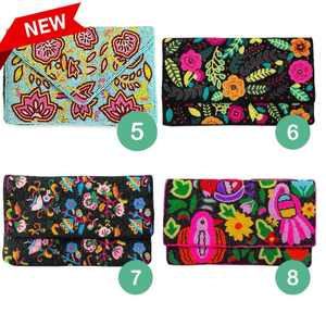 กระเป๋าถือแฮนด์เมดจากอินเดีย ประดับลูกปัดแก้วหลากสี รับรองโดย MS Handicraft รูปทรงบาแกตต์  สามารถปรับแต่งรูปทรงได้ - Product Image 4