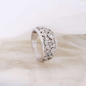 IGI Lab Grown Brilliant Cut Diamond Vintage 14K Amarillo Hecho a mano Boda/Compromiso Unisex Fino Oro blanco Aniversario Fiesta Anillo - Product Image 2