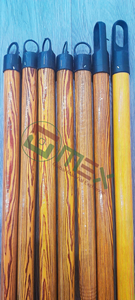 Directo del fabricante 100% palo de fregona de grano de madera con cabezal de escoba de PVC recogedor herramienta de limpieza portátil de uso doméstico con mango de plástico - Product Image 2