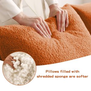 Divano a L Senza Struttura a 4 Posti, Antiscivolo, Senza Montaggio, Braccioli Curvi, Tessuto Teddy ad Alta Densità 32D, Arredamento per Soggiorno - Product Image 5