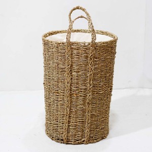 Panier à linge multifonction en jonc de mer tissé à la main avec poignées, respectueux de l'environnement - Product Image 5