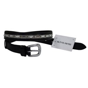 Cinturón de equitación de cuero genuino indio con diseño de múltiples cristales Accesorio ecuestre decorativo. - Product Image 4