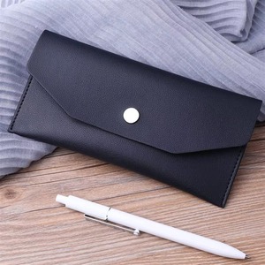 Portefeuille en cuir grande capacité, pochette longue portable, pochette à monnaie élégante, porte-cartes sécurisé pour espèces - Product Image 1