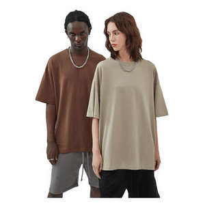 เสื้อยืดคอตตอนคุณภาพสูงสำหรับผู้ชาย เสื้อยืดโอเวอร์ไซส์เนื้อหนา พิมพ์ลายได้ตามต้องการ เสื้อยืดผู้ชาย - Product Image 3