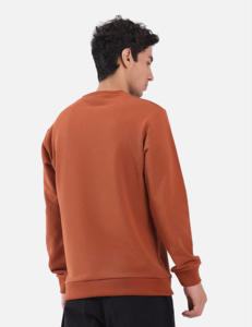 Sweat-shirt à col rond pour homme, coupe classique, tricoté, décontracté, pour l'automne - Product Image 3