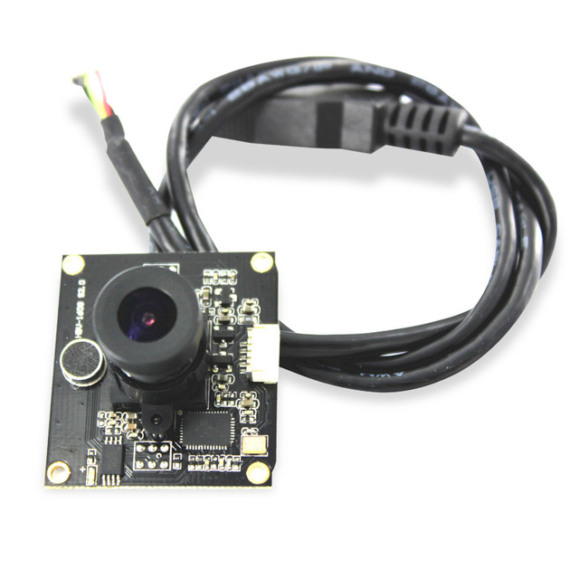 2-megapixel USB Mini Camera Module with Built-in Microphone OV2643 Sensor 1600x1200 Resolution