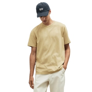 Meilleure qualité 100% coton O-Neck Active T-Shirt pour hommes respirant Fitness Gym Yoga utilisation quotidienne confortable tenue quotidienne Tee - Product Image 6