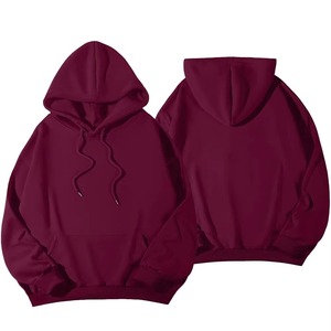 High Quality Polyester/Cotton Nonwoven Winter Printed Oversize Hoodie <b>Thick</b> <b>Fleece</b> Drop Shoulder Custom Men Hoodies - Product Image 2