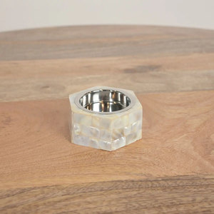 Candle Jar Bone Inlay Incense Burner With Storage Box for Home Decoration Arabic Mubkhar Bakhoor Arabic Inlay - Product Image 4