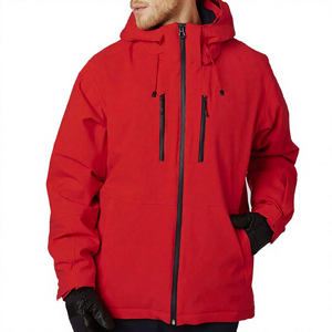 Veste de ski pour homme de haute qualité, imperméable, coupe-vent, respirante et isolante, avec logo personnalisé en couleurs technologiques, à prix avantageux - Product Image 3