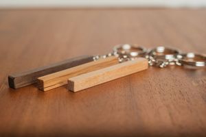 Newest Wooden Key Ring Holder <b>Personalized</b> Fashion Wooden Rectangle <b>Keychain</b> - Product Image 6