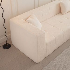 Juego de sofá cómodo con mechones en forma de L modular de 105,5 \ ", sofá de suelo seccional con asiento profundo con chaise para sala de estar - Product Image 5