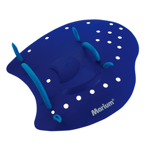 Meilleures ventes Marium Palmes de natation grandes en PVC bleu avec sangle réglable pour l'entraînement - Product Image 1