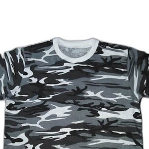 เสื้อยืดคอกลมลายพรางแฟชั่น ผ้าคอตตอนผสม สไตล์ลำลอง สตรีทแวร์ แห้งเร็ว เหมาะกับกิจกรรมกลางแจ้ง กีฬา  รับสกรีนโลโก้ OEM - Product Image 5