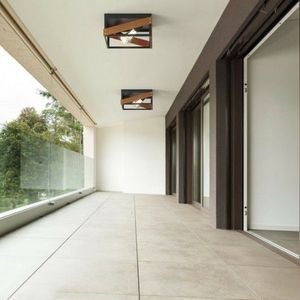 Lampada da Soffitto Geometrica Rustica Regolabile per Soggiorno, Illuminazione Moderna dallo Stile Unico - Product Image 3
