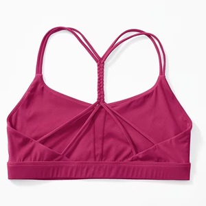 Women 2 Pcs <b>Workout</b> Set Strappy Braided Back Sports Bra and High Waist Scrunch Butt <b>Leggings</b> <b>with</b> Side <b>Pockets</b> Activewear Suit - Product Image 5