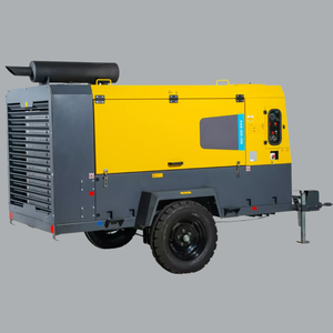 OEM Manufacturer Portable Diesel Screw Air Compressor 385-500 CFM 10-35 <b>Bar</b> Engine for Drilling & Mining - Product Image 2