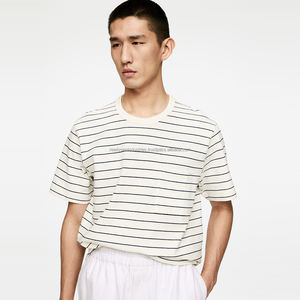 T-shirt à col rond 100% coton pour hommes T-shirts de fitness pour hommes - Product Image 3