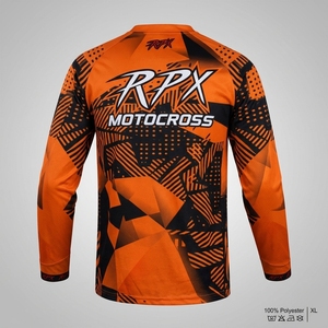 Maillot de course personnalisé avec logo, 100% polyester, coupe-vent, grande taille, respirant, vêtements de sport d'équipe, maillot de moto, motocross - Product Image 2