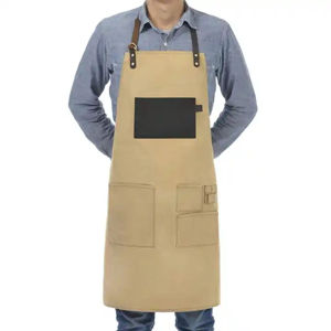 Delantal de Soldadura de Cuero Vacuno Resistente a Chispas, de Alta Calidad, para Protección Corporal y de la Ropa - Product Image 2