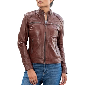 Chaqueta de piel de oveja auténtica para mujer con forro de piel de cabra natural, abrigo de invierno personalizado para mujer - Product Image 5