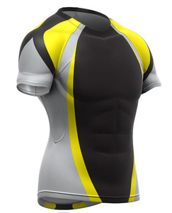 Custom Logo <b>Compression</b> T <b>Shirt</b> <b>Men</b> Breathable Gym Fitness Sportswear - Product Image 4