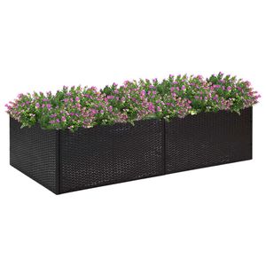 Jardinières et pots de fleurs noirs transparents pour jardin - Product Image 1