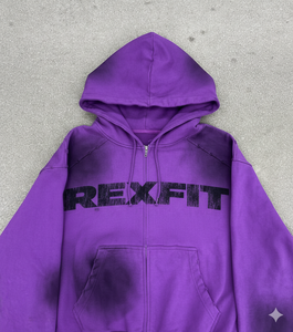 Sweats à capuche vintage délavés à l'acide, les plus demandés par les clients, nouveaux modèles en gros, streetwear, les plus vendus, avec logo sérigraphié et fermeture éclair - Product Image 4