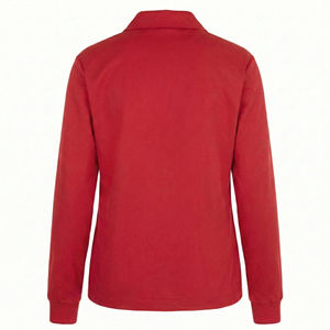 Veste de travail médicale personnalisée avec logo, prix de gros, pour femmes, fermeture éclair sur le devant, col chemise, uniformes d'infirmière d'hôpital, vestes de travail OEM - Product Image 3