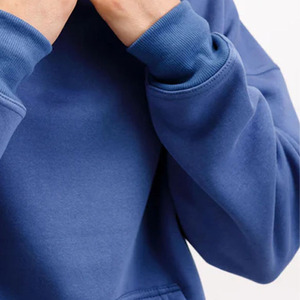 Sudadera con Capucha 100% Algodón para Hombre, Talla Grande, Gruesa, para Invierno, Personalizable, Diseño Sólido, de Alta Calidad - Product Image 2