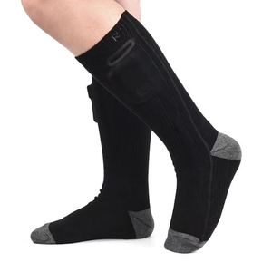 Chaussettes chauffantes électriques rechargeables unisexes pour l'hiver, pour hommes et femmes, pour la randonnée, le camping, la moto, le ski - Product Image 5