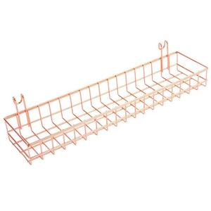 Cesta colgante de pared de hierro que ahorra espacio, ideal para casas pequeñas, apartamentos y organización de paredes. - Product Image 3