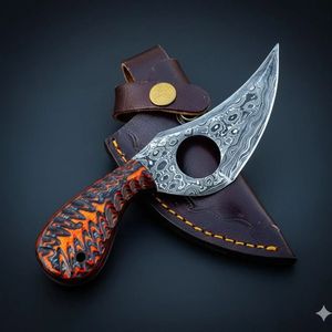 Cuchillo de Caza Personalizado para Exteriores con Hoja de Acero Inoxidable de Espiga Completa y Mango Cómodo para Suministro al por Mayor - Product Image 2