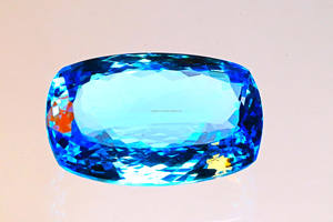 หินสวิสสีฟ้าบุษราคัมทรงหลวมทรงเหลี่ยมเพชรพลอยสวิสสีฟ้า - Product Image 4