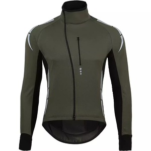 Chaqueta Térmica de Ciclismo para Hombre Geo Brothers Co, Cortavientos, Transpirable, Reflectante, con Capucha - Product Image 1
