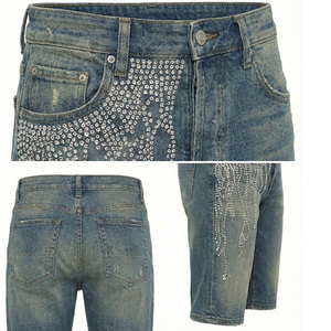 โรงงานผลิตกางเกงยีนส์คริสตัลแบบสั่งทำพิเศษ พร้อมบริการพัฒนาและสนับสนุนการส่งออกแบบครบวงจร - Product Image 4