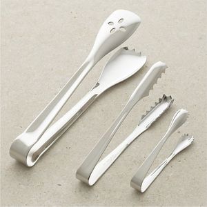 Ensemble de pinces de cuisine en acier inoxydable, pinces de service en métal, pinces à griller pour barbecue, pinces à glace et sucre, pinces robustes pour la restauration et l'hôtellerie - Product Image 1