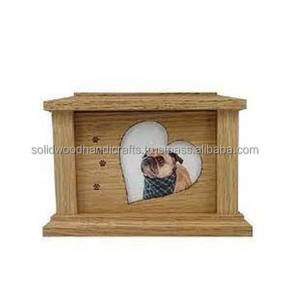 Cadre photo pour animaux de compagnie Urnes en bois Urnes funéraires faites à la main de haute qualité - Product Image 3