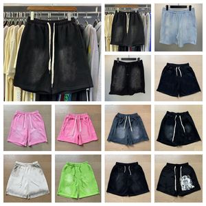 Shorts Cargo en Coton pour Homme, Style Streetwear Vintage Décontracté, Respirant, Non-tissé, Taille Haute avec Cordon de Serrage, Couleur Unie, Logo Personnalisé, Délavé à l'Acide - Product Image 3